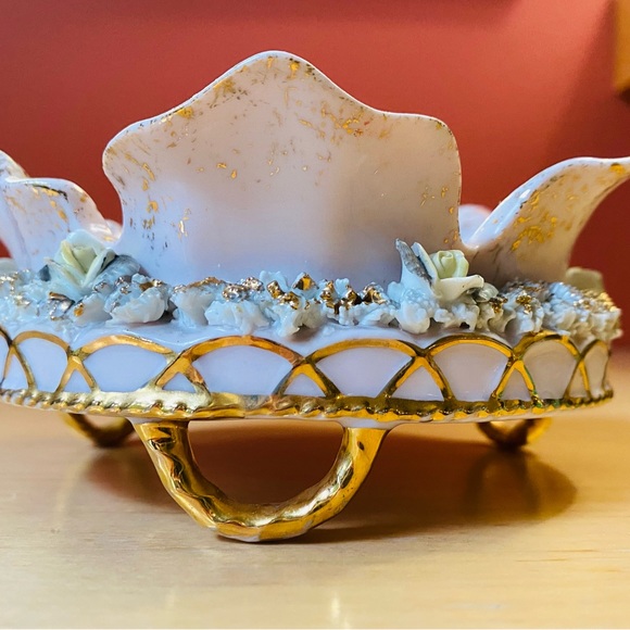 Vintage *rose* small dish - Picture 4 of 7